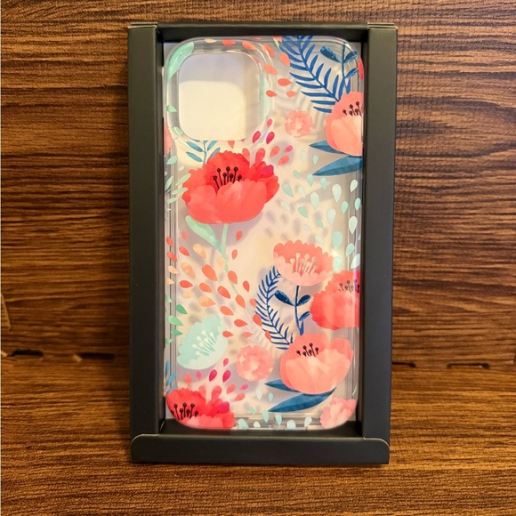 Tech21 Evo Art Botanical Garden iPhone 12 Pro Max Case - Pink and Blue - NIB - Picture 3 of 3
